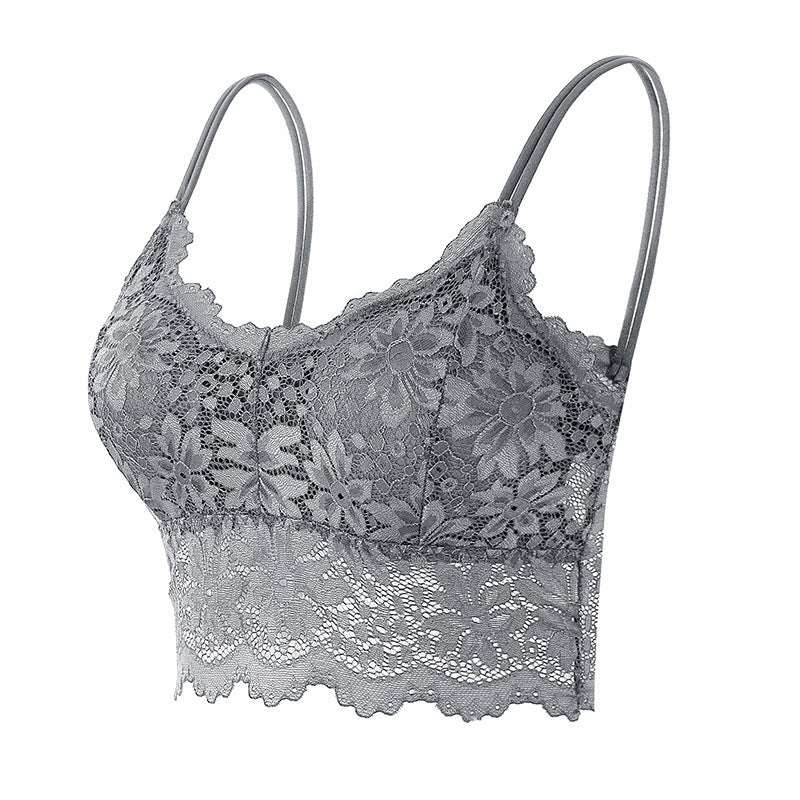 Cross-border foreign trade tube top top women's anti-light lace beautiful back sling wrap chest underwear ladies tube top vest thin