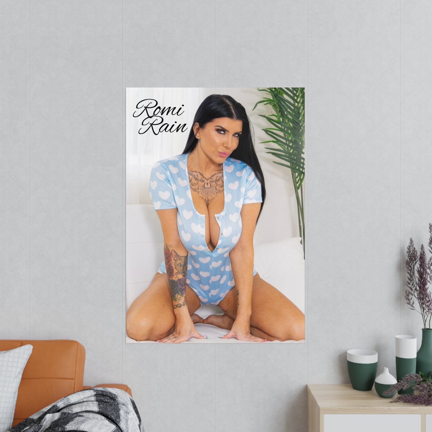 Heart Print Photo Poster featuring Romi Rain - Chic Wall Décor for Home & Office