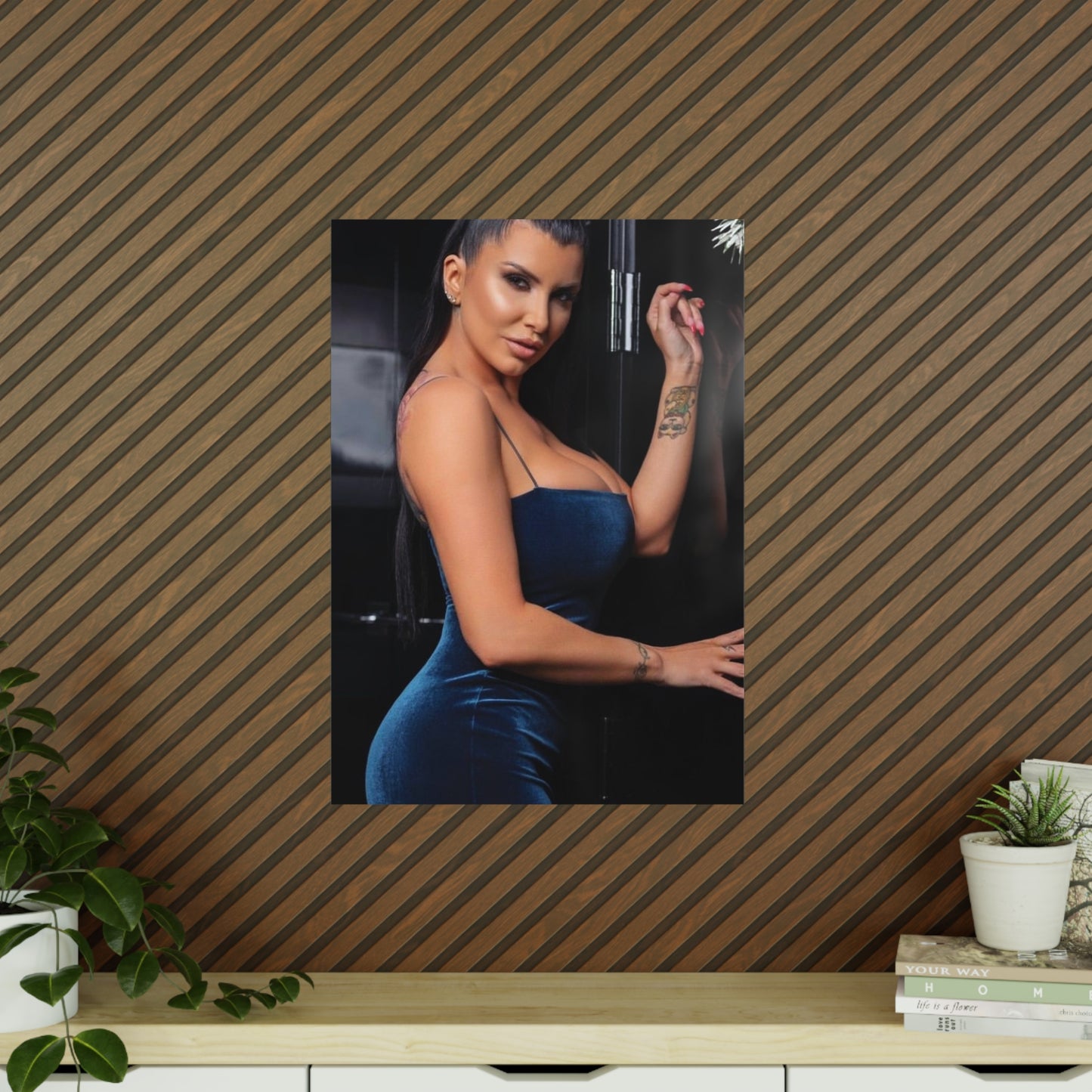 Let it RRain ,Blue Bombshell Photopaper Posters