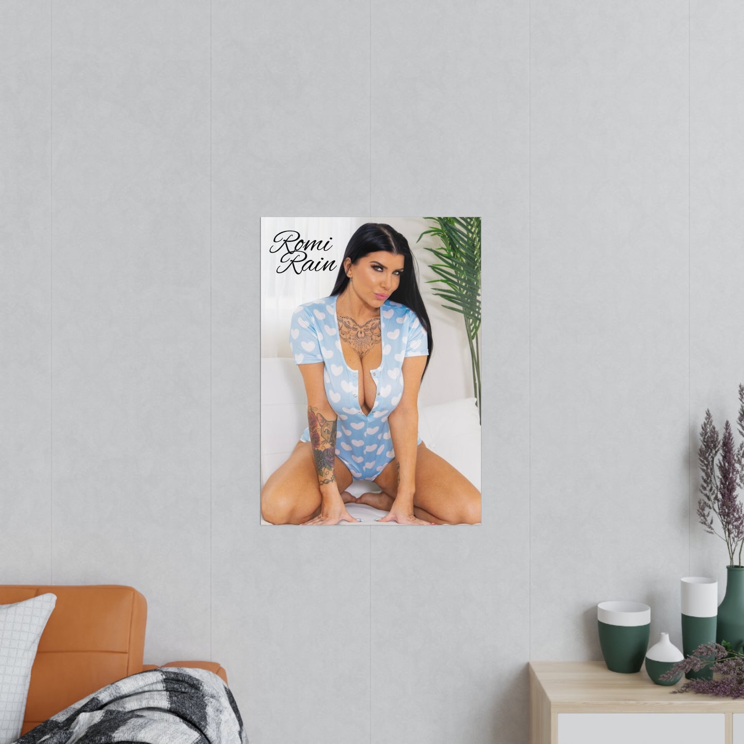 Heart Print Photo Poster featuring Romi Rain - Chic Wall Décor for Home & Office