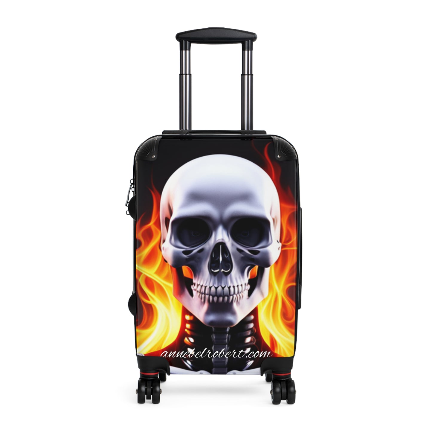 Annebel and Robert , fire skull