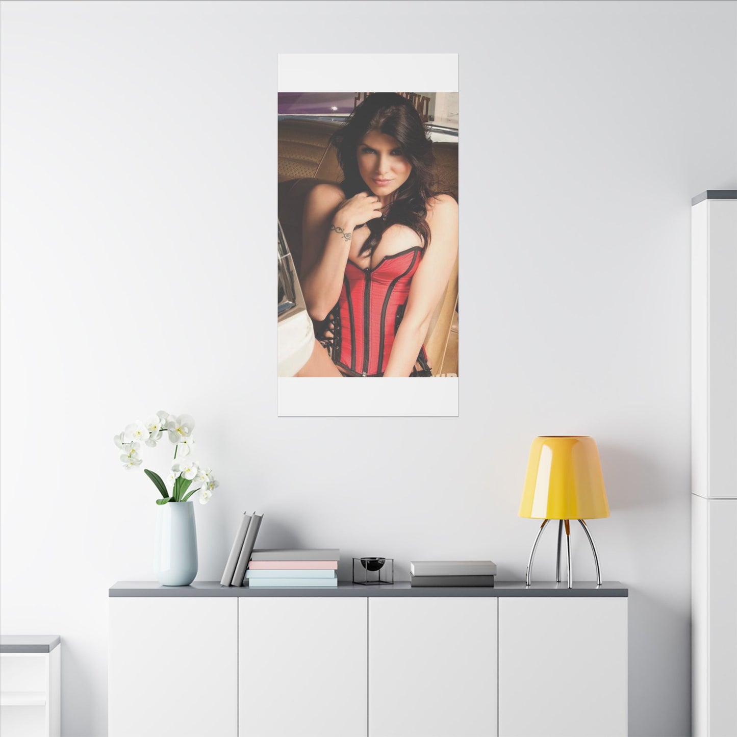 Let it RRain,60s Vibe Matte Canvas, Stretched