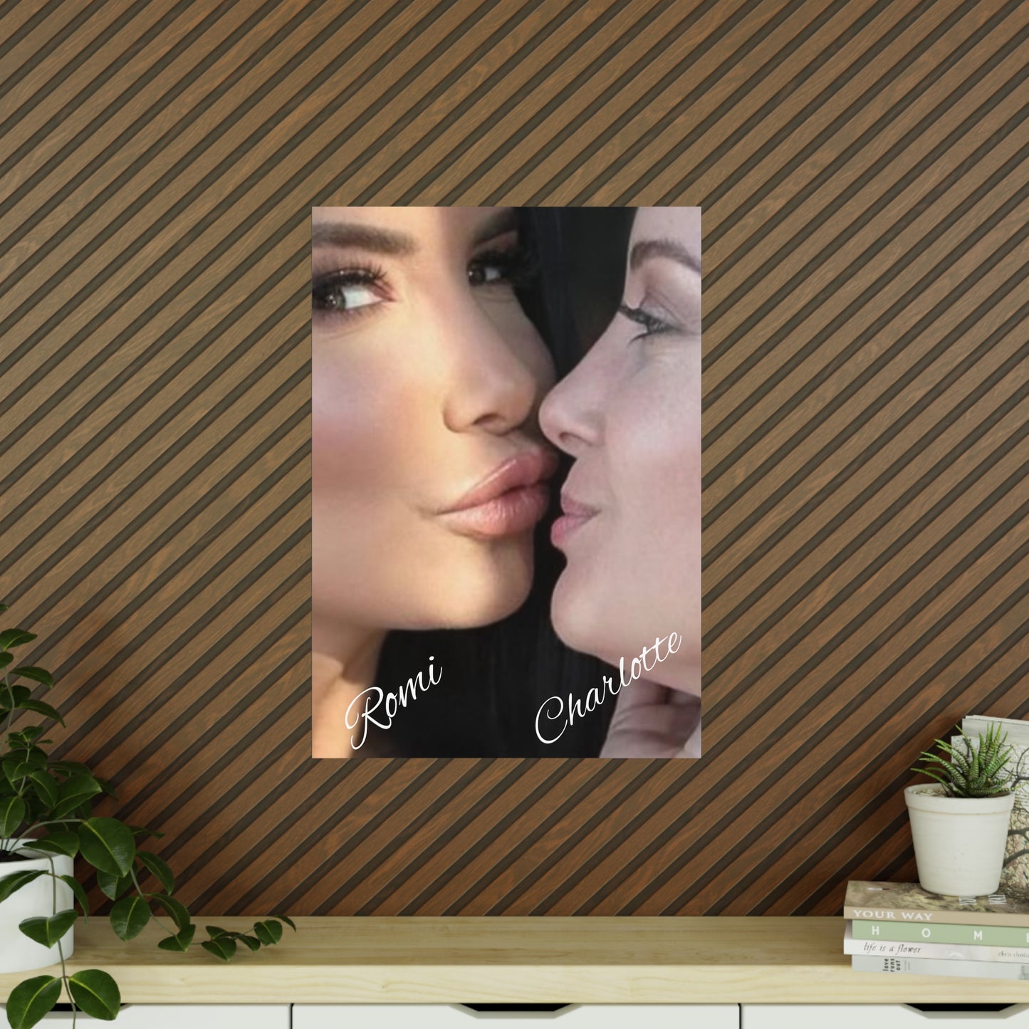 Let it RRain , Romi and Charlotte Photopaper Posters