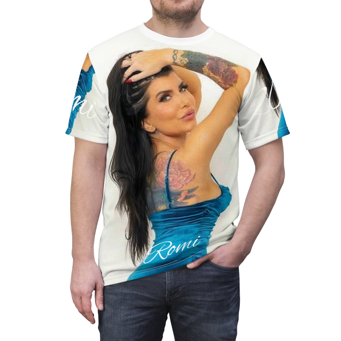 Romi's Unisex Cut & Sew Tee - Stylish Fashion Tee, Trendy Graphic T-shirt, Unique Gift for Her, Summer Wear, Casual Outfit