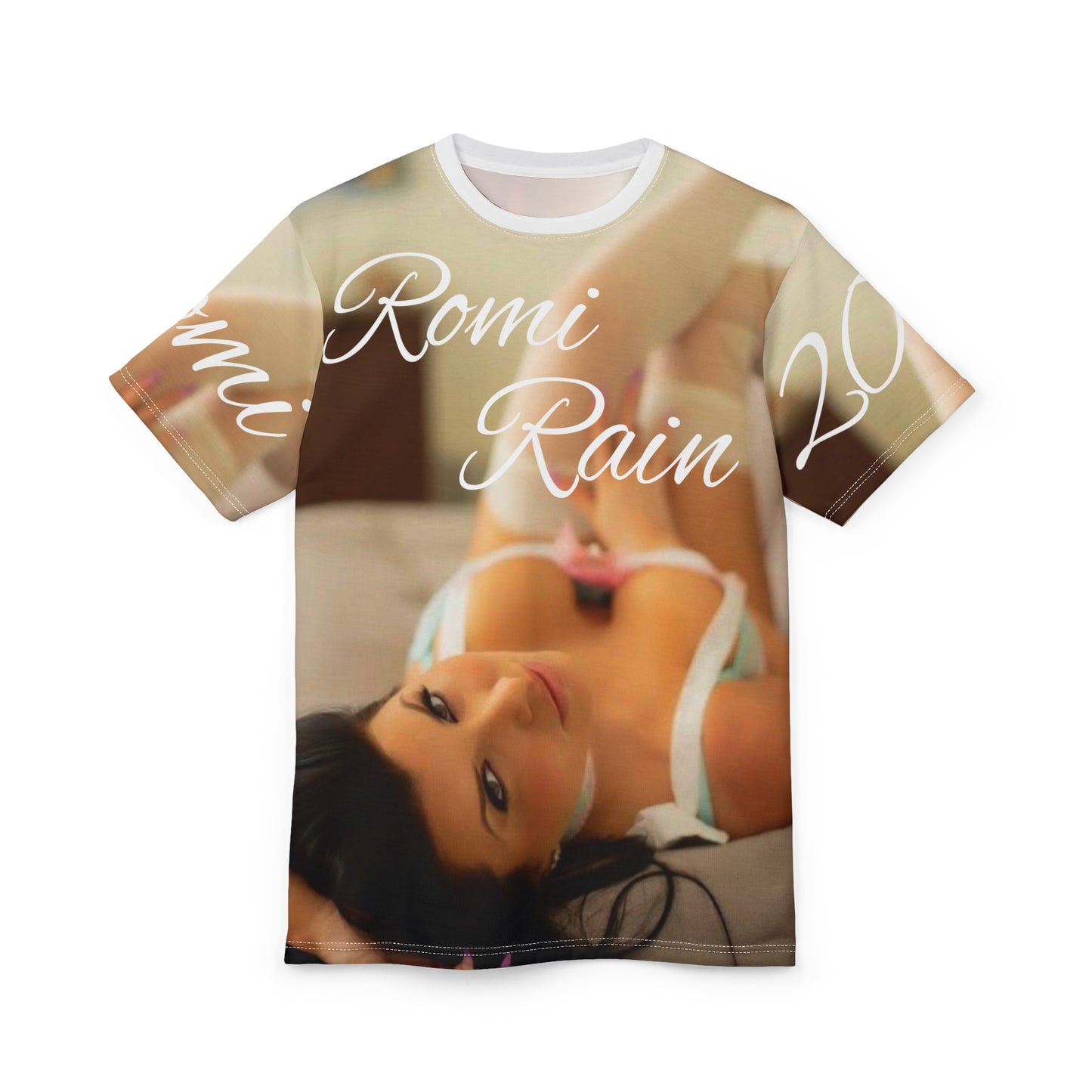 Custom Unisex Graphic Tee with Romi Rain Design - Unique Fashion Statement
