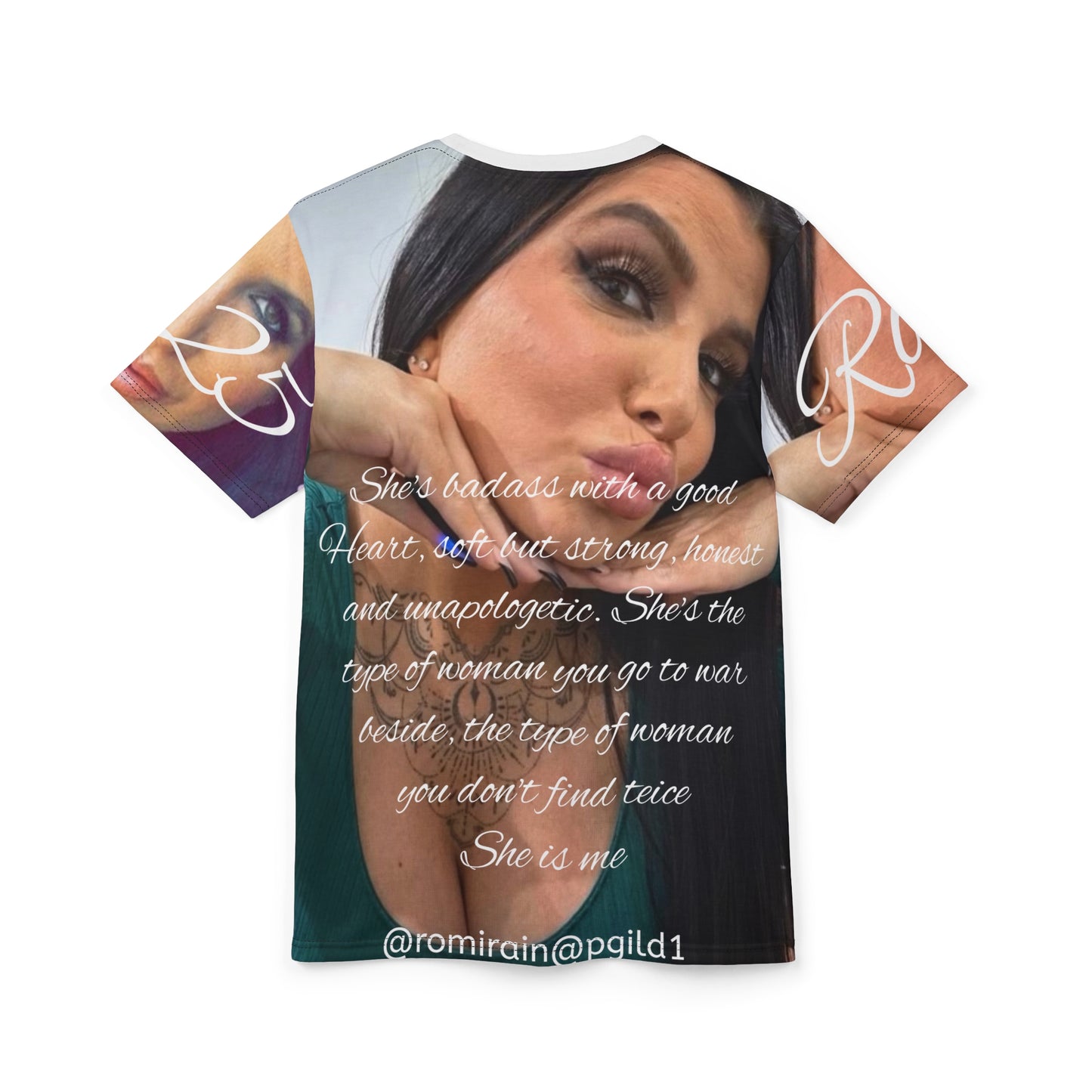 Personalized Unisex Cut & Sew Tee with Romi Rain Design - Unique Fashion Statement