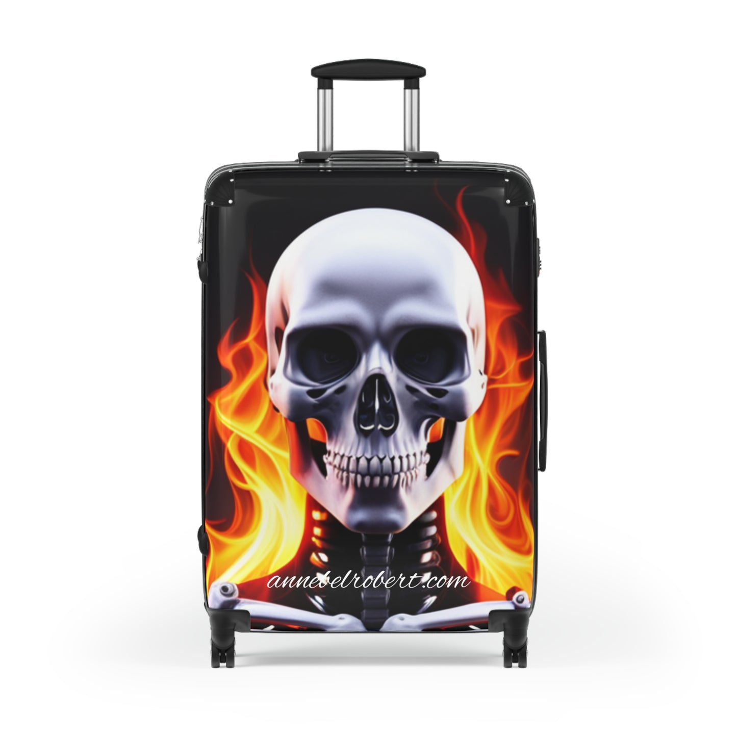 Annebel and Robert , fire skull