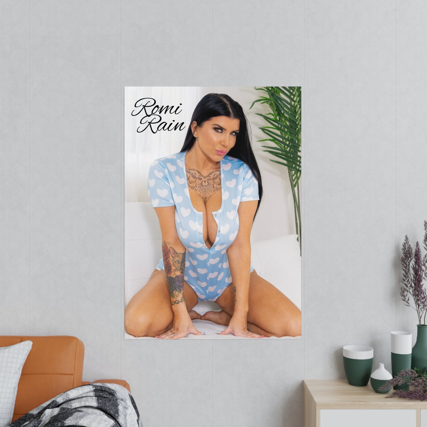Heart Print Photo Poster featuring Romi Rain - Chic Wall Décor for Home & Office