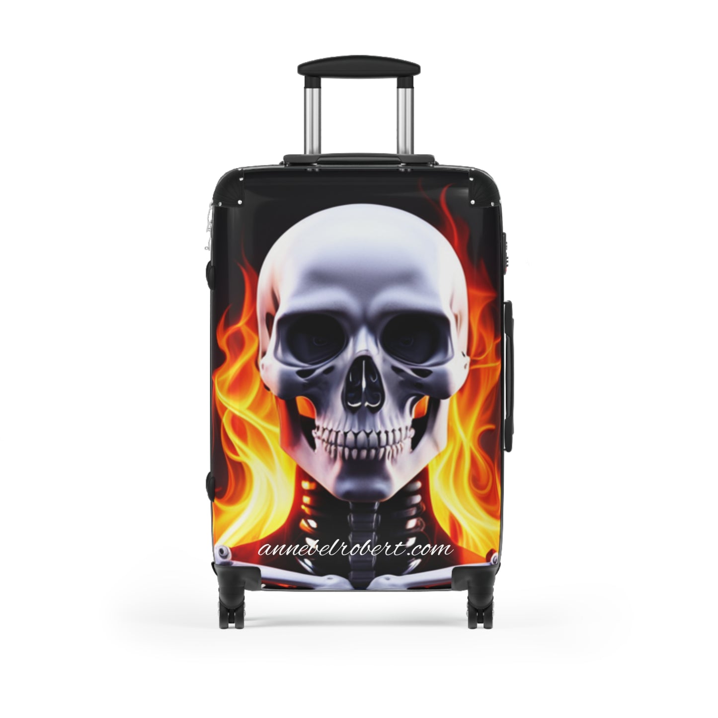 Annebel and Robert , fire skull