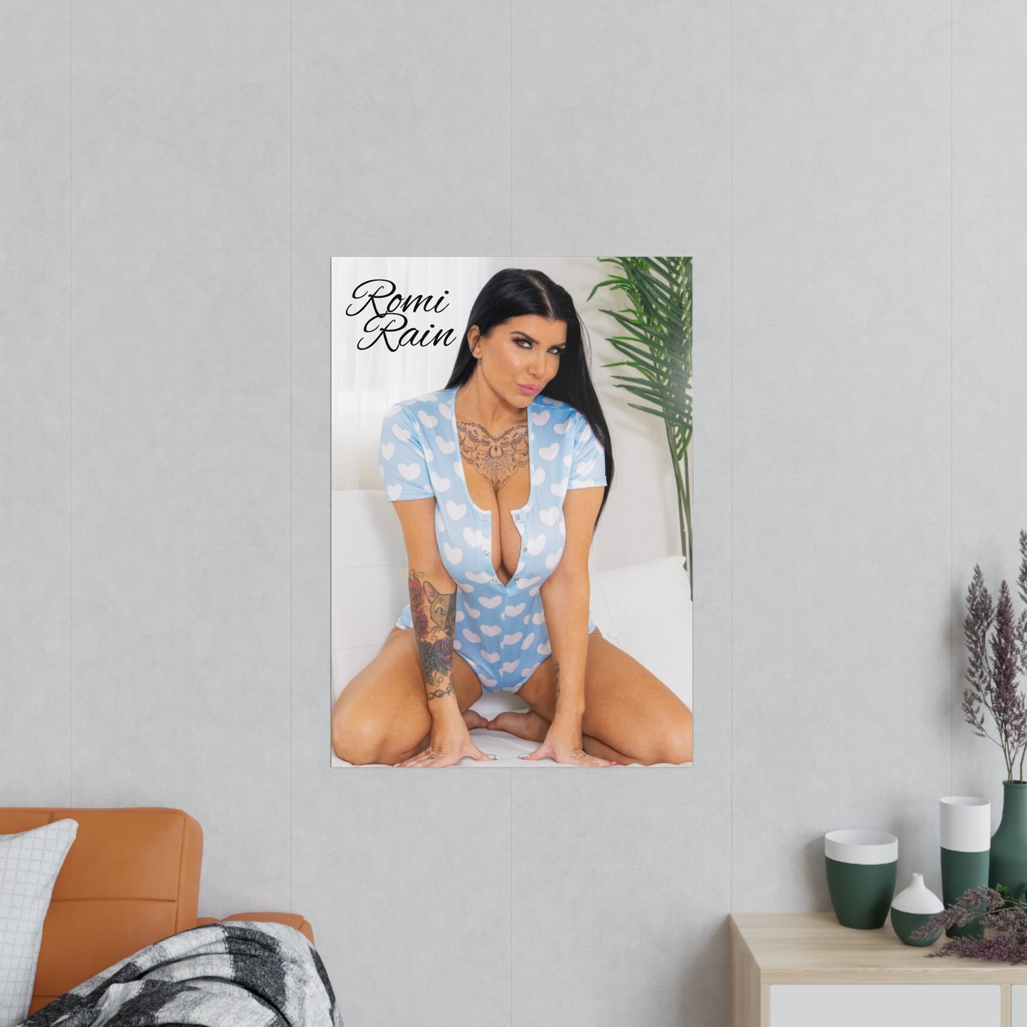 Heart Print Photo Poster featuring Romi Rain - Chic Wall Décor for Home & Office