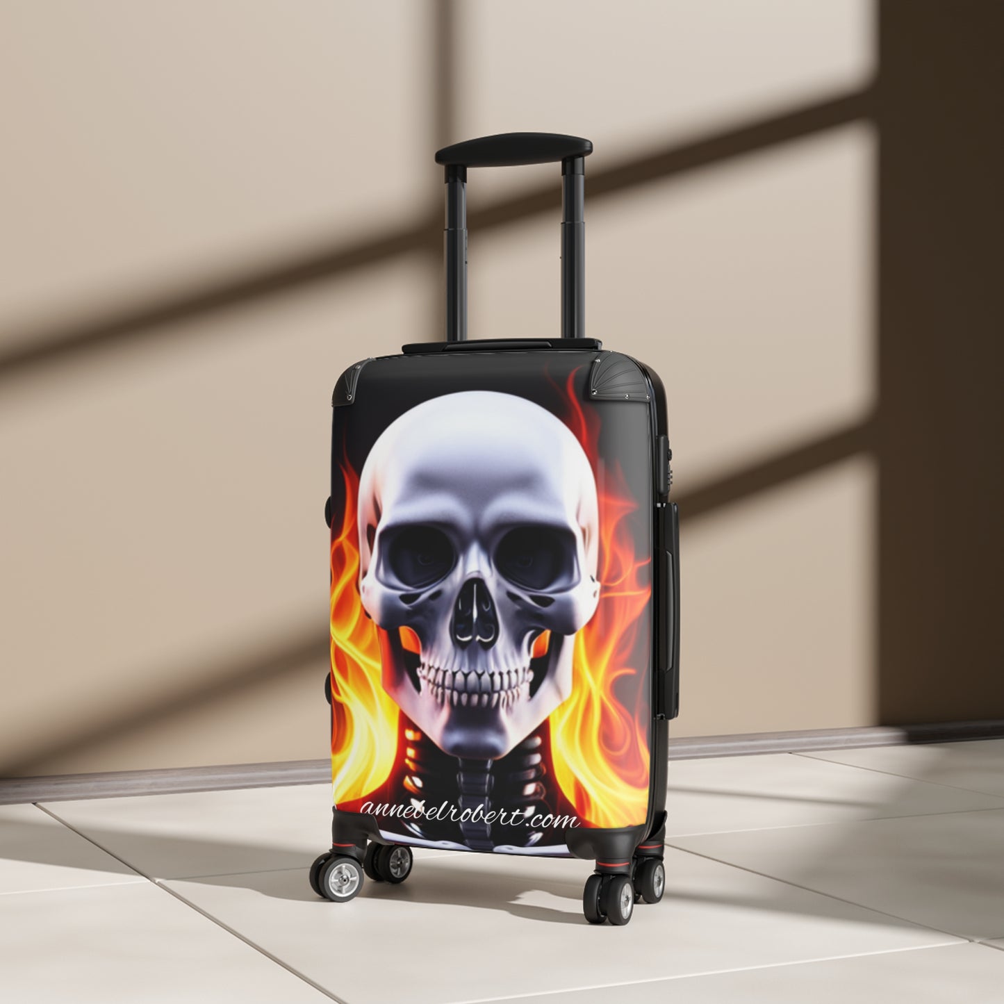 Annebel and Robert , fire skull