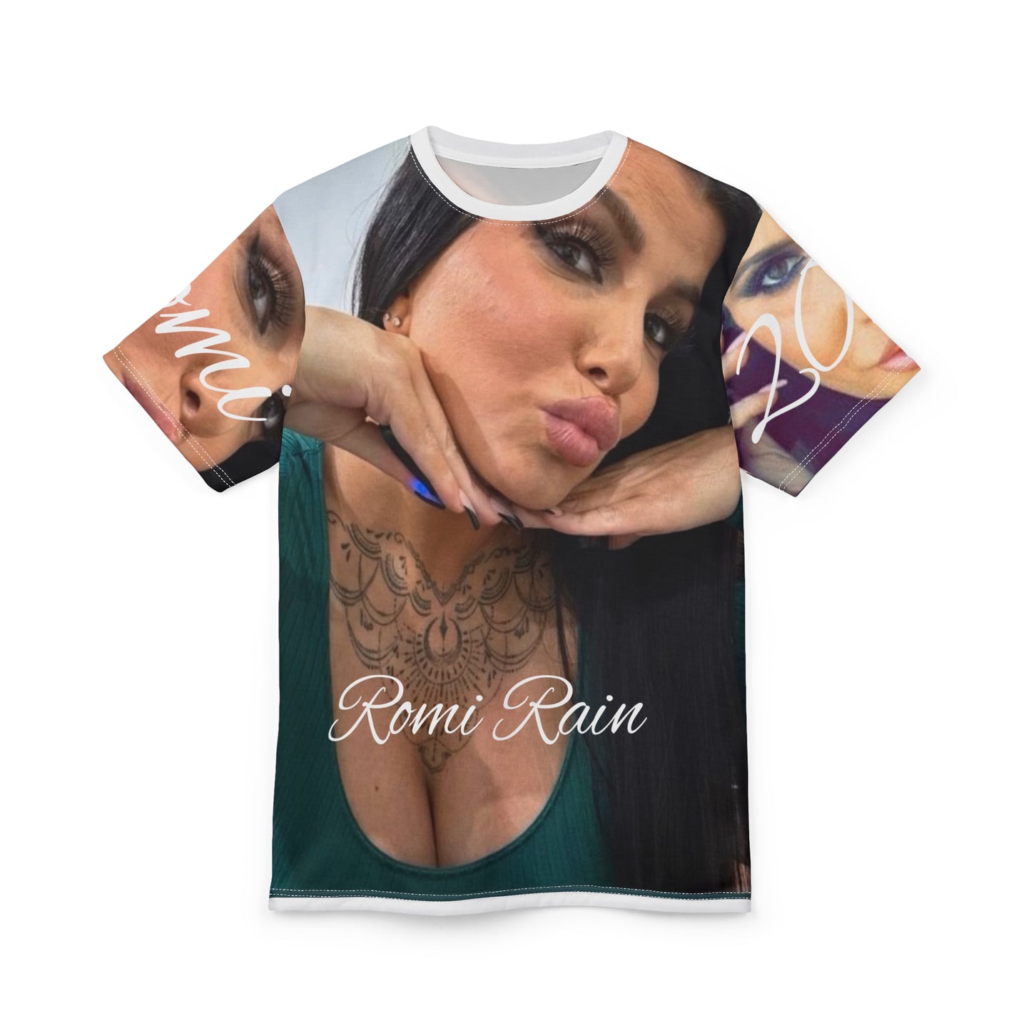 Personalized Unisex Cut & Sew Tee with Romi Rain Design - Unique Fashion Statement
