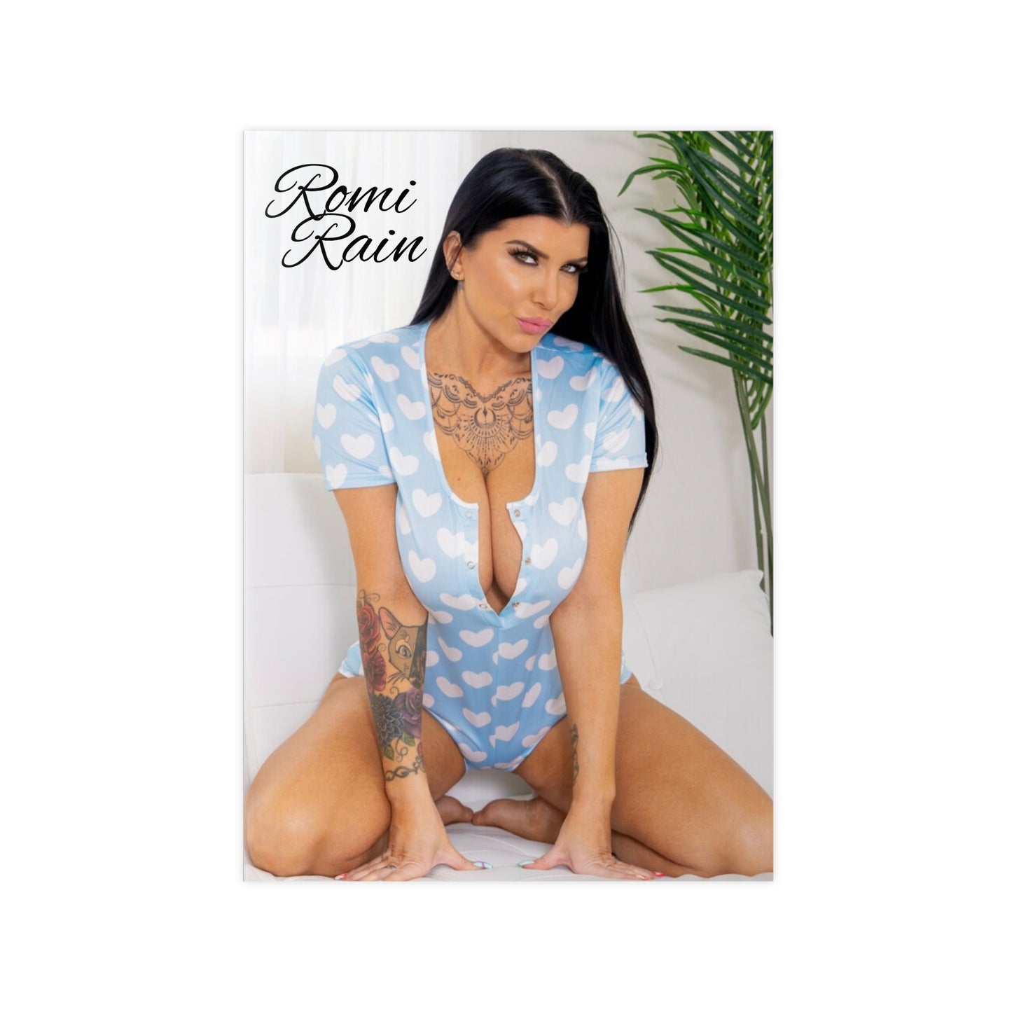 Heart Print Photo Poster featuring Romi Rain - Chic Wall Décor for Home & Office