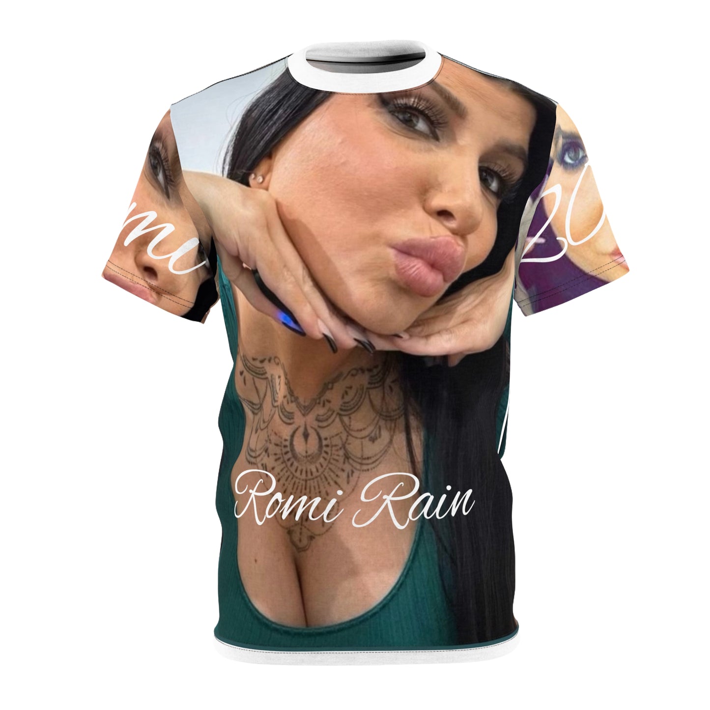 Personalized Unisex Cut & Sew Tee with Romi Rain Design - Unique Fashion Statement
