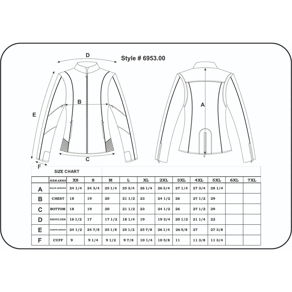 Unik International Women's Hoodie Motorcycle Jacket