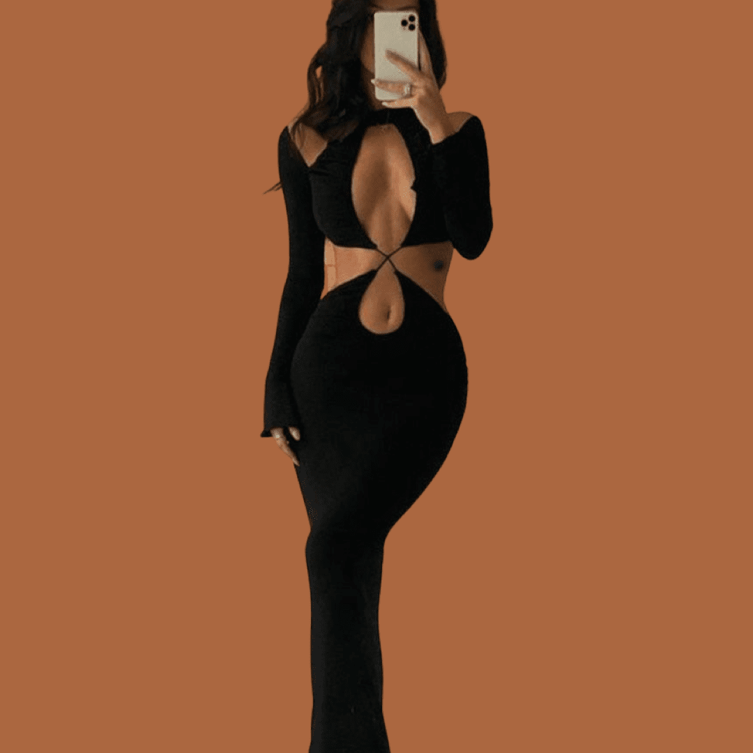 "Floral Print Bianca Maxi Dress - Elegant Evening Wear with Long Length Design"