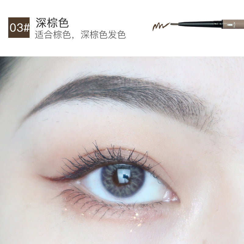 Morandi extreme eyebrow pen double-head anti-sweat waterproof lasting