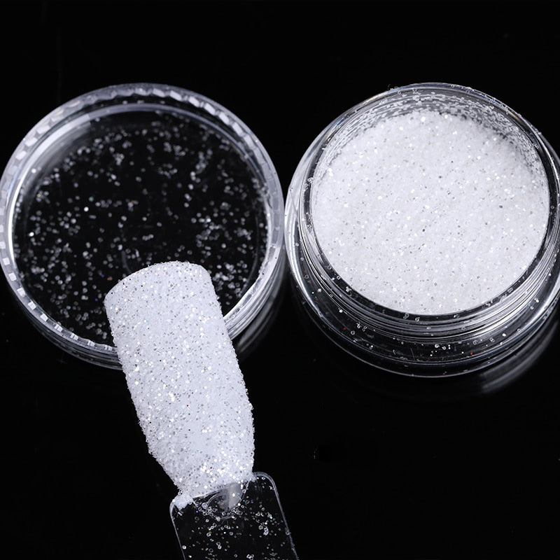 1 Box Hot Sale Holographics Nail Powders Laser Shiny Nail Glitters Dust Decorations For Nail Art Chrome Pigment DIY Accessories