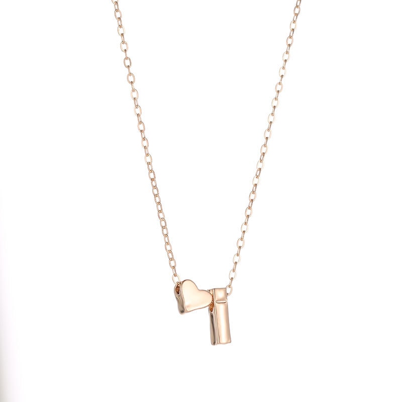 SUMENG Fashion Tiny Heart Necklace