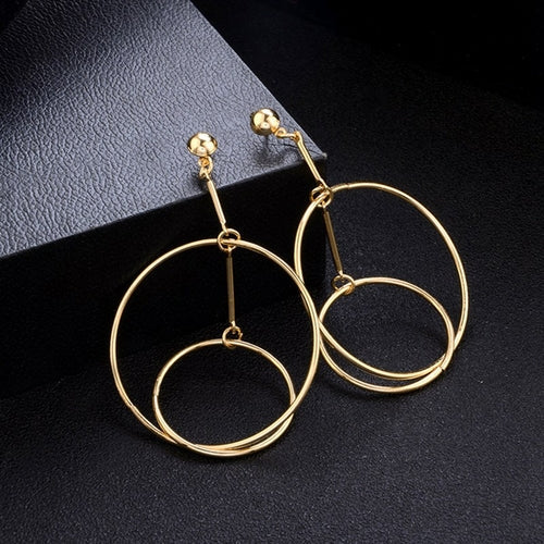 1 Pair New Fashion Lady Women Thin Earrings