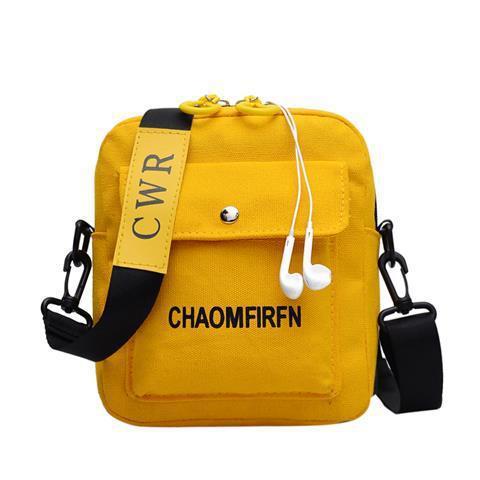 Women Bag Shoulder Chest bag Printed Cute Wallet Multifunction Mobile Phone Canvas Small Coin Purse Crossbag