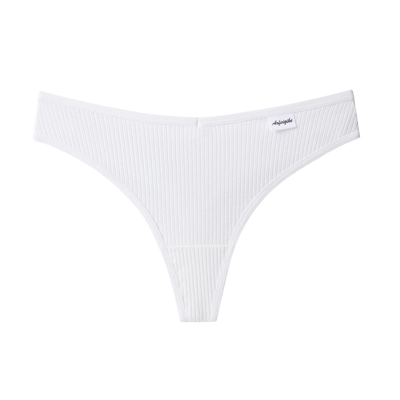 G-string Panties Cotton Underwear Comfortable Casual Low Waist