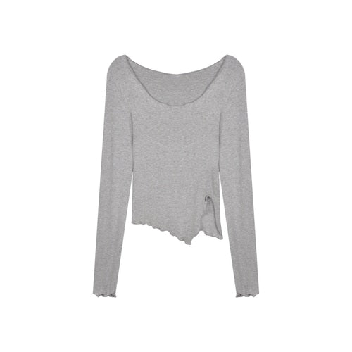90s Vintage Hemmed Knitted Top