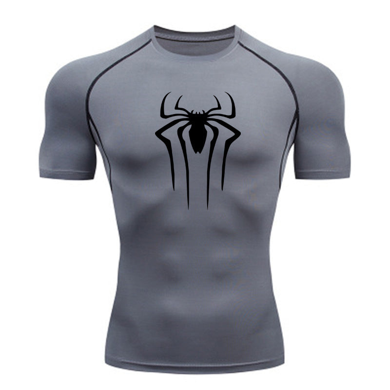 Quick-Dry Men's Short Sleeve Sports T-Shirt for Running, Gym, and Training