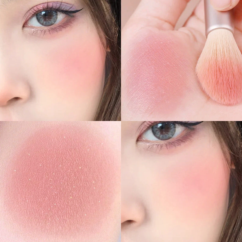 Ma Ke Andy gradually changing red pearlescent high-gloss peach powder orange powder powder blush natural nature nude makeup student parity