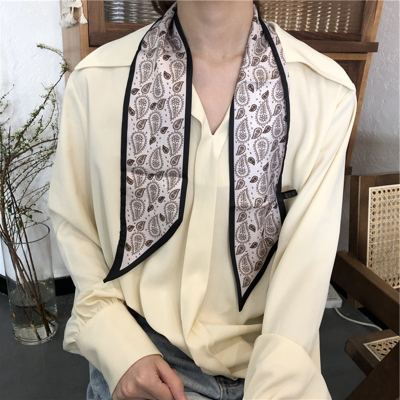 French creative silk scarves
