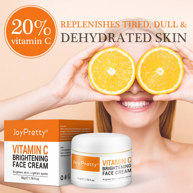Vitamin C set Vitamin C face cream skin brightening kit, moisturizing 5-piece facial skin care kit, spot wholesale