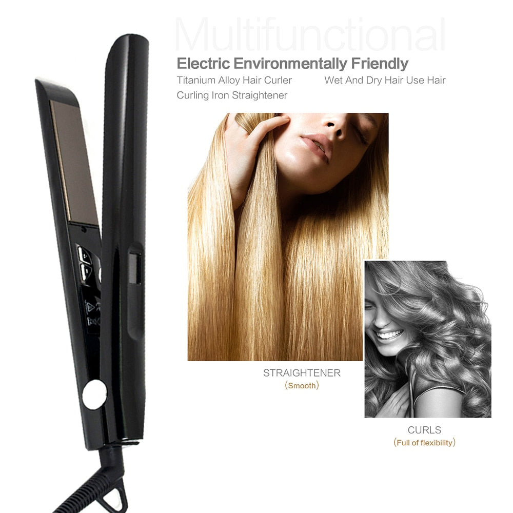 RUCHA Hair Straightener 480℉ MCH Keratin Treatment Professional Salon Flat Iron Fast Heating High Temperature Irons
