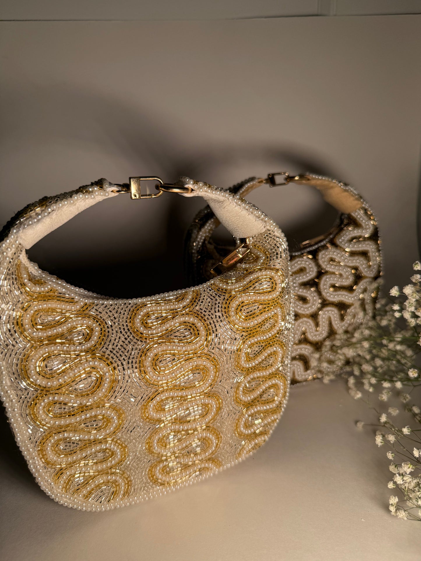 The Ivory Opulence Bag