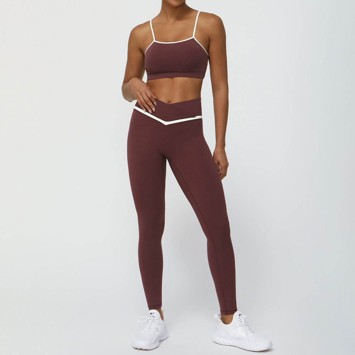 Workout Clothes for Women Running Yoga Outfit Set 2pcs