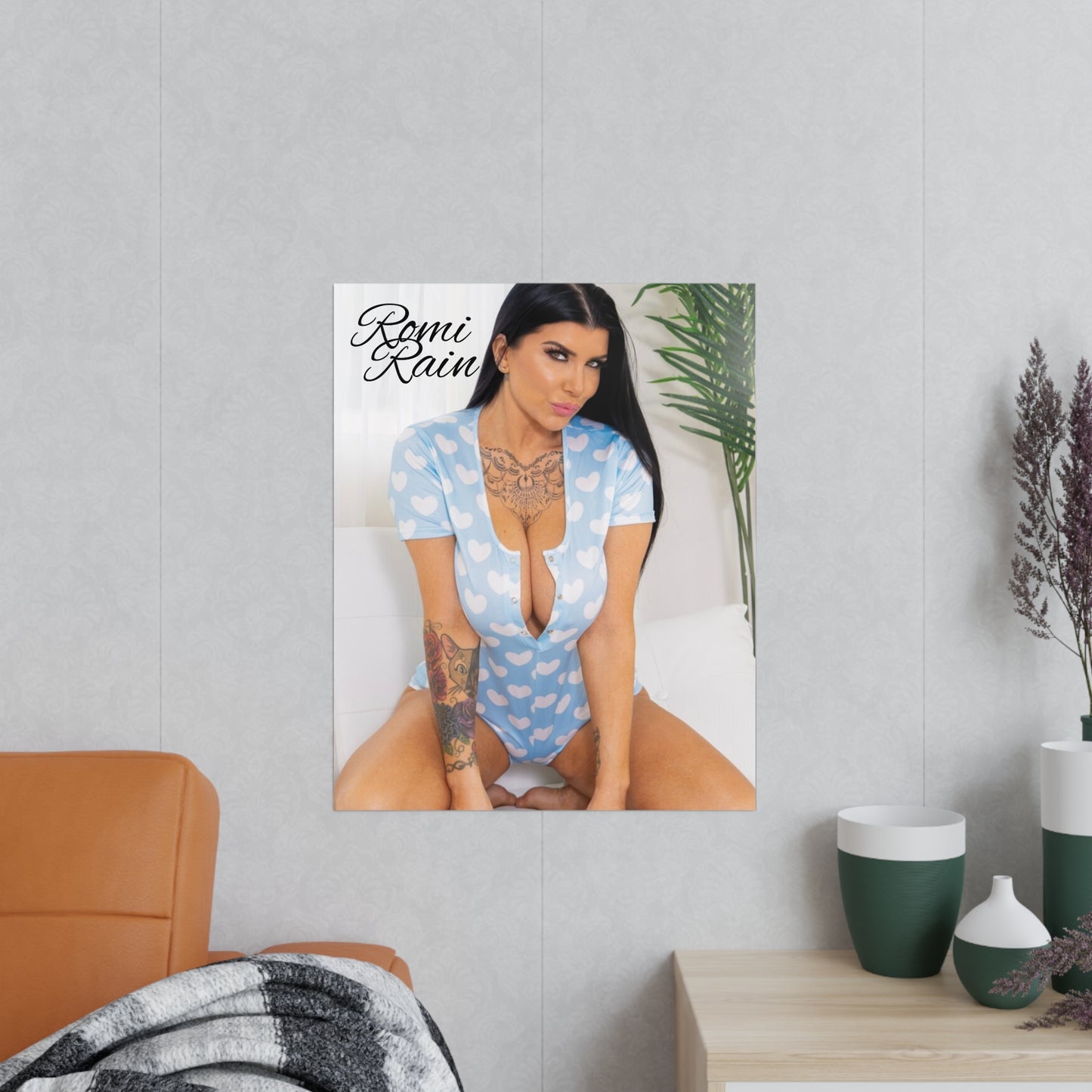 Heart Print Photo Poster featuring Romi Rain - Chic Wall Décor for Home & Office