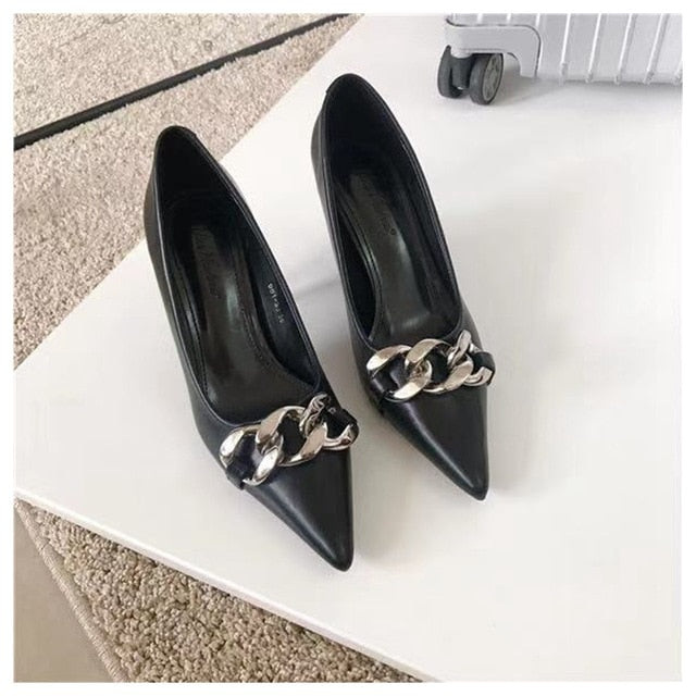 Triple Link Dress Heels