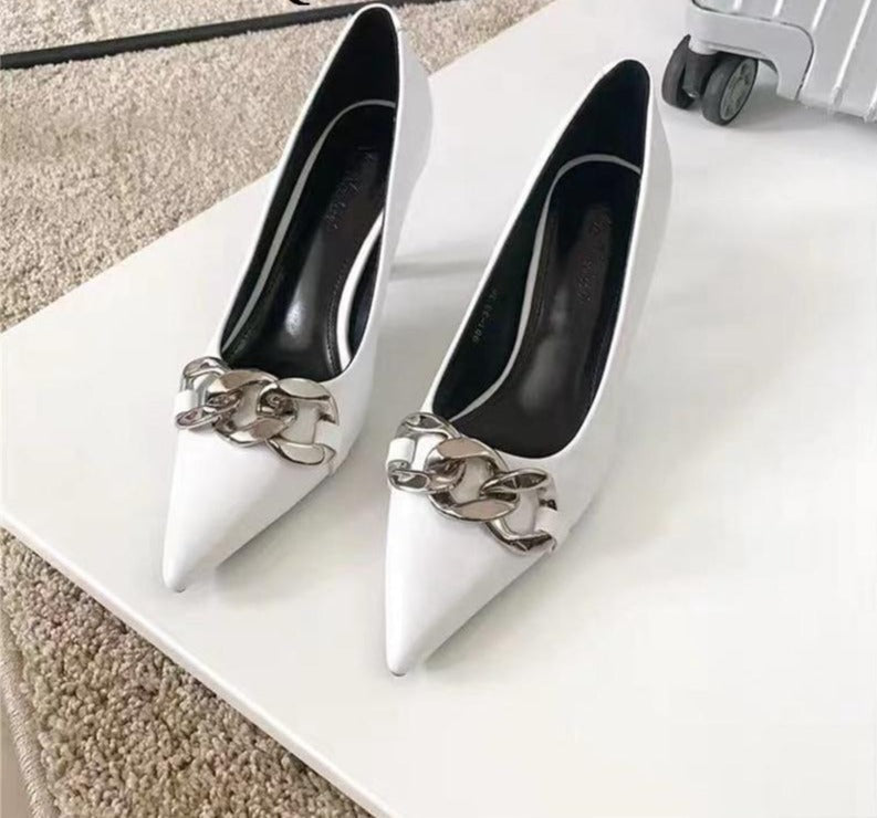 Triple Link Dress Heels