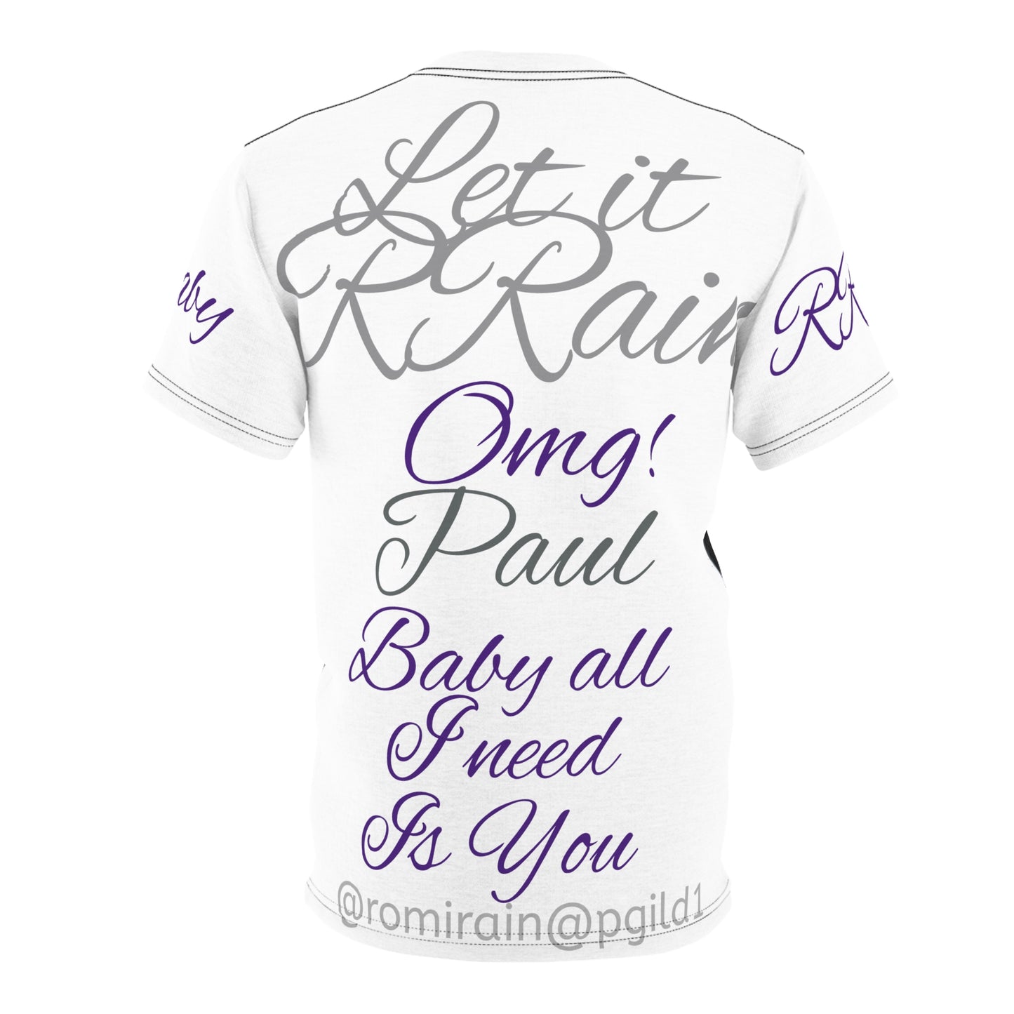 Let it RRain , all I need is you
