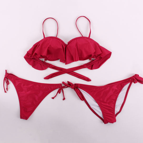 Skirt Bra 2 Piece Swimsuit