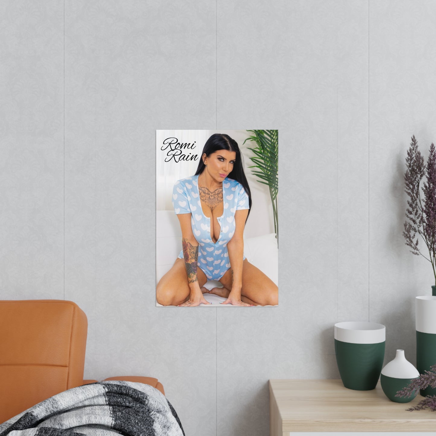 Heart Print Photo Poster featuring Romi Rain - Chic Wall Décor for Home & Office