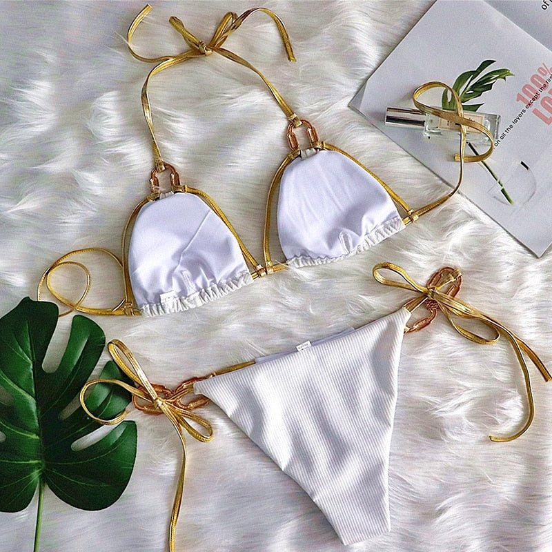 String Bikini 2 Piece Swimwear