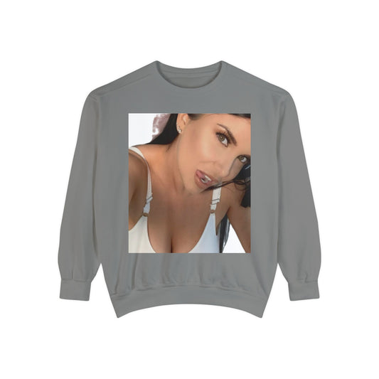 Let it RRain , garment-dyed sweatshirt