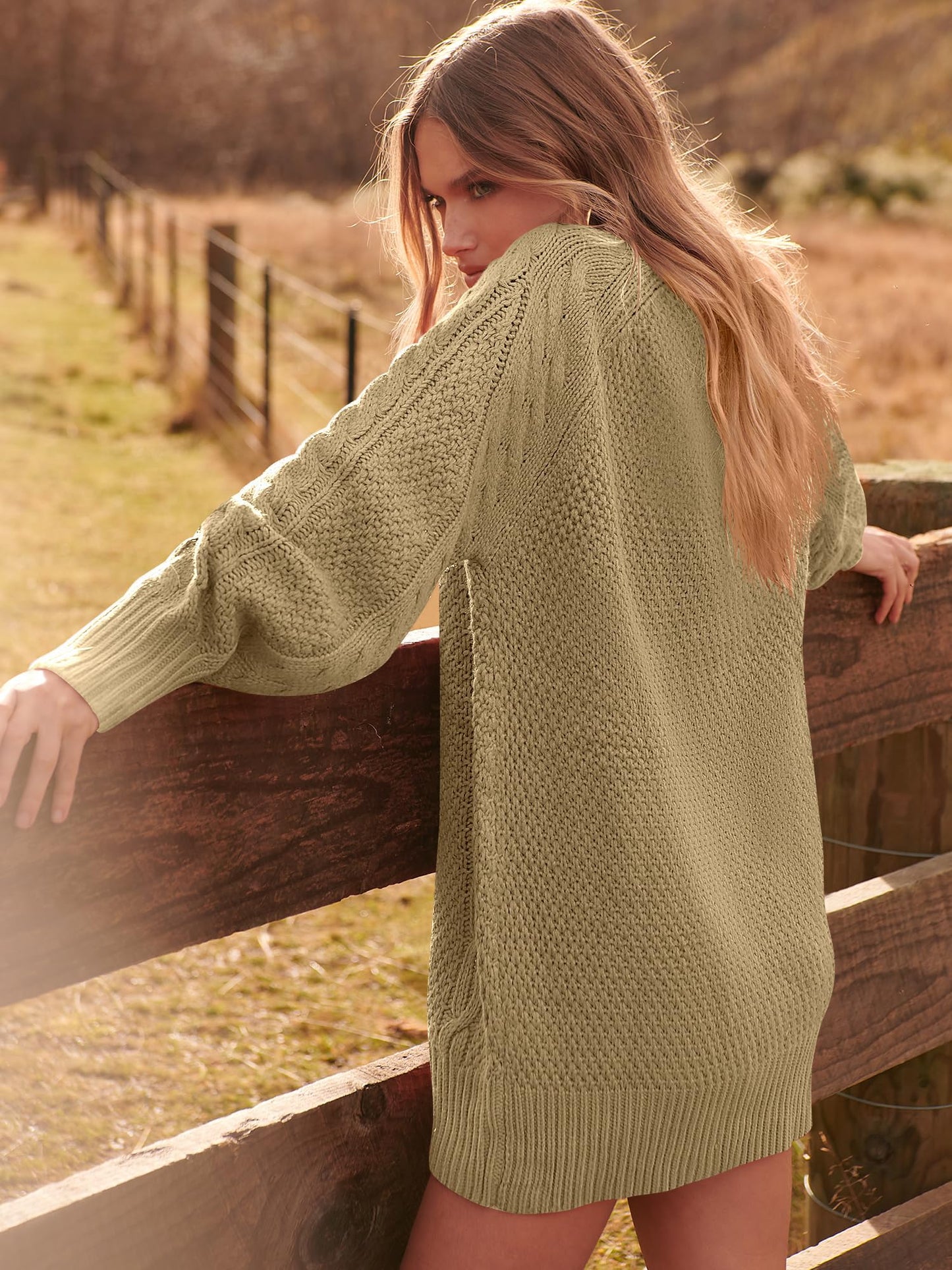 ANRABESS Womens Sweater Dress Oversized Cable Knit Chunky Long Sleeve Short Dresses 2025 Fall Outfits Vacation Winter Clothes *  #sponsored