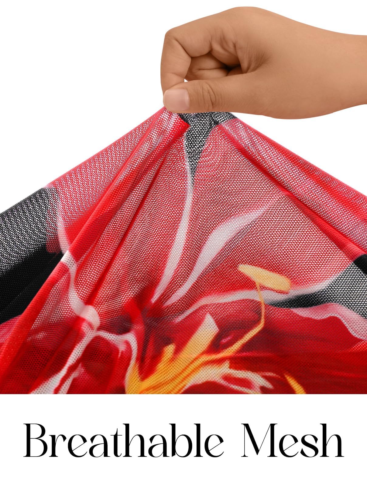 MEROKEETY Women's Long Sleeve Fall Wedding Guest Dress Elegant Classy Bodycon Square Neck Mesh Cocktail Midi Dresses *  #sponsored