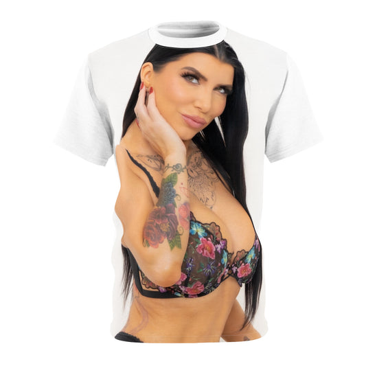 Floral Vibes Unisex Cut & Sew Tee, Trendy Tee, Casual Wear, Gift for Her, Stylish Top, Unique Graphic Tee