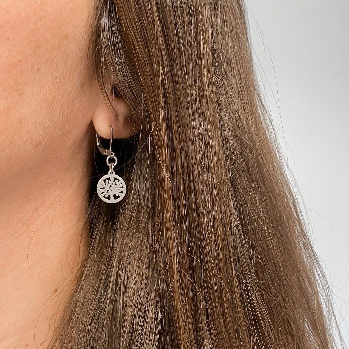 ARBRE DE VIE | Boucles d'oreilles en acier inoxydable