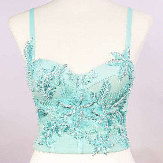 Cross-border explosion strap vest starfish flower spicy sister shaping tube top jacket in the bottom of the clothes