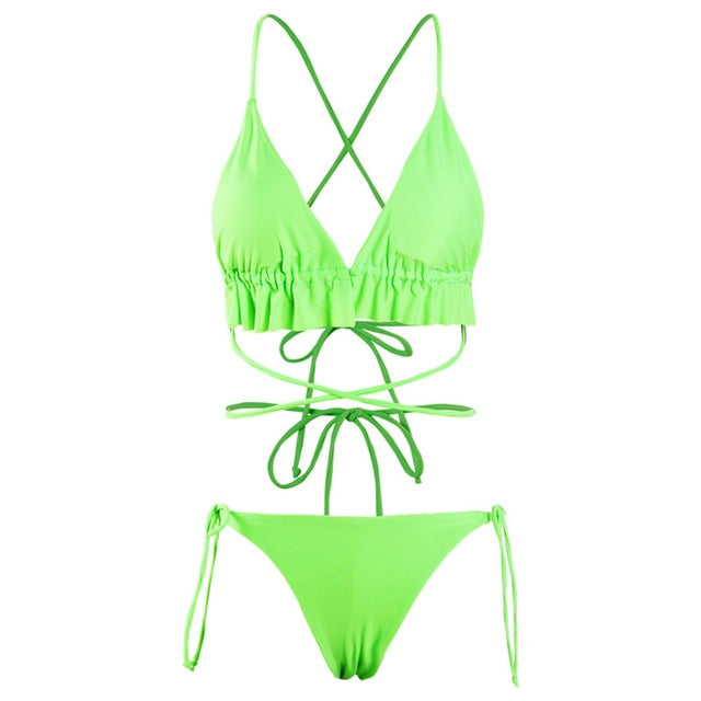 Cross Strings Bikini Set