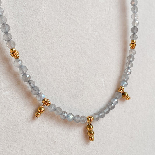Collier en pierres de Labradorite | SÉLÉNÉ