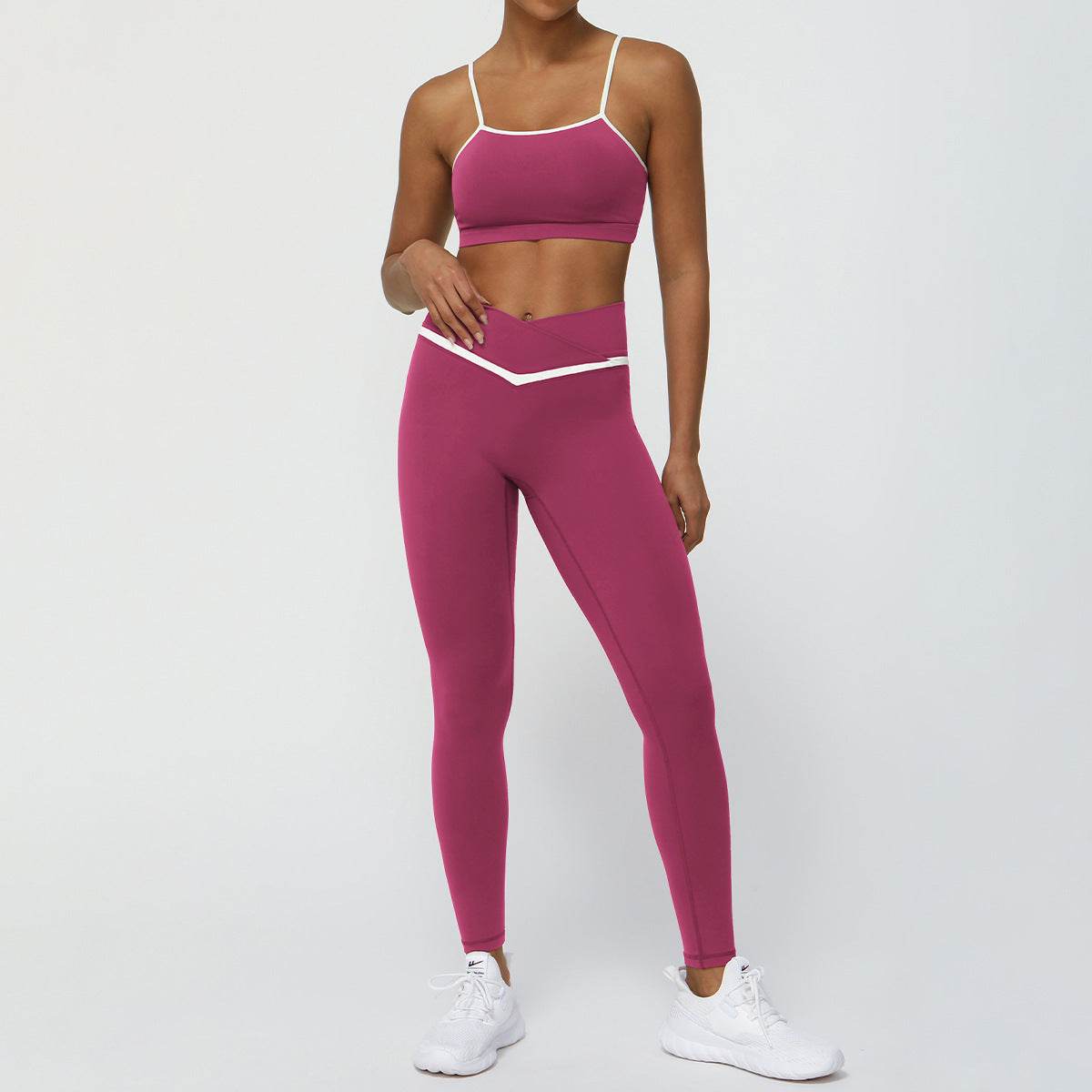 Workout Clothes for Women Running Yoga Outfit Set 2pcs